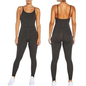 Zobha Nova Jumpsuit Heather Phantom Grey XS  NWT